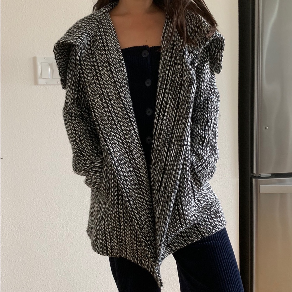 Jack by BB Dakota braided grey coat jacket